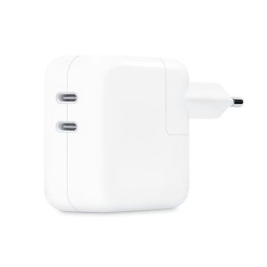 Cargador y Adaptador de Corriente, Dual USB-C de 35 W (Sin Cable) - Imagen 1
