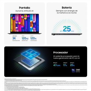 Samsung Galaxy Book5 Pro 16" Táctil, Intel Core Ultra 5, 16GB RAM, 512GB SSD, W11 - Imagen 5