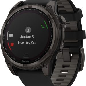 Reloj Garmin Fenix 8 - 47mm Solar Sapphire, Titanio DLC con Correa Negra - Imagen 2