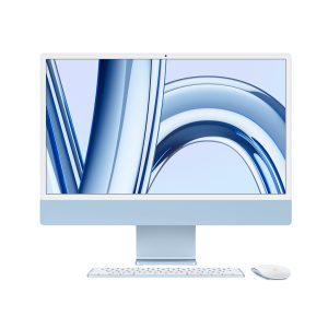 iMac  24, M3 CPU 8, GPU 8, 16GB RAM, 256GB SSD, Azul - Imagen 1